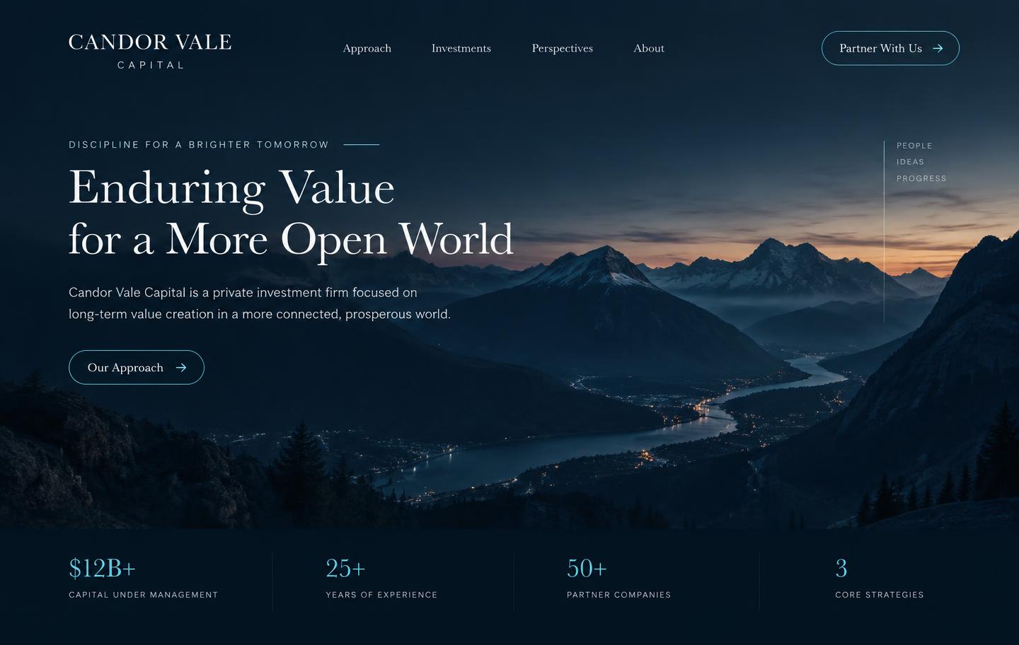 Candor Vale Capital website