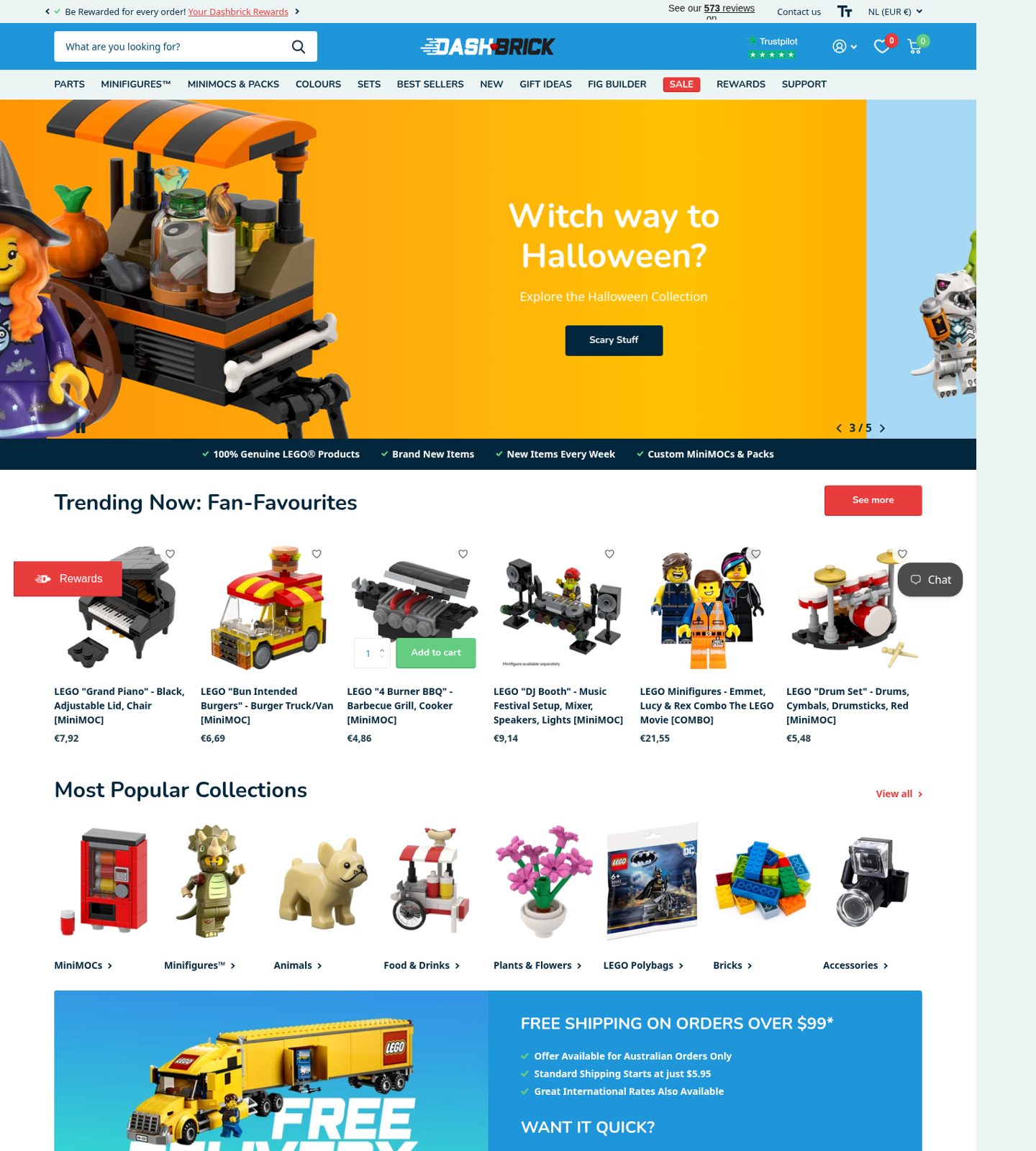 Dashbrick website