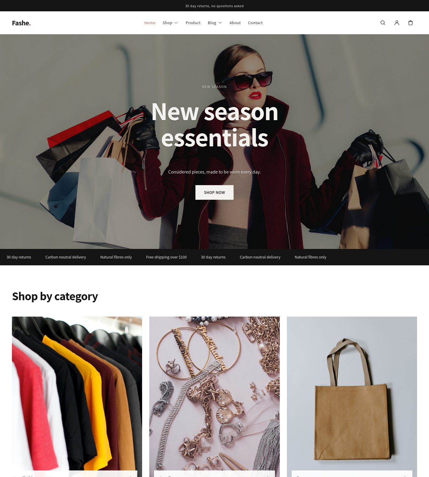 Fashe website