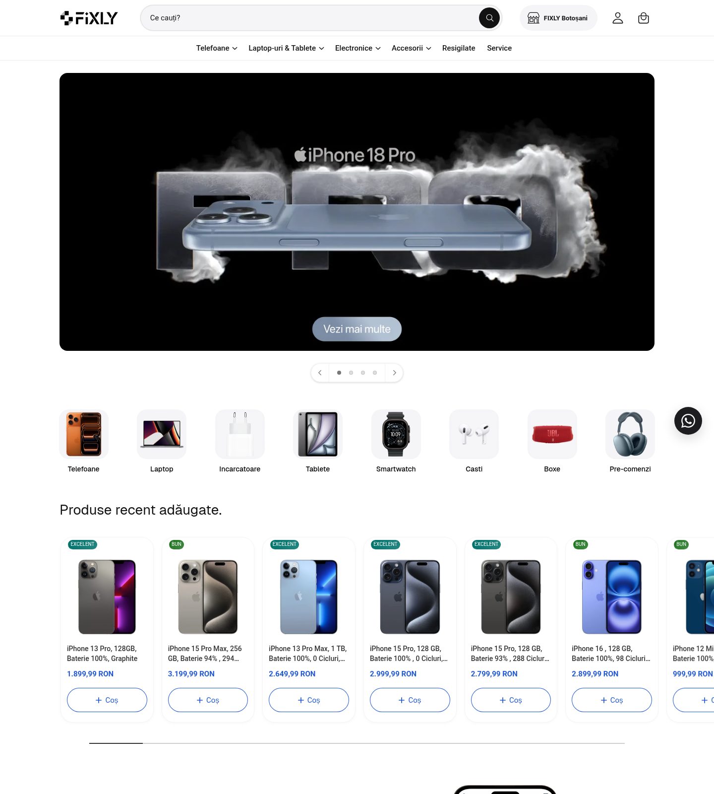 Fixly GSM website